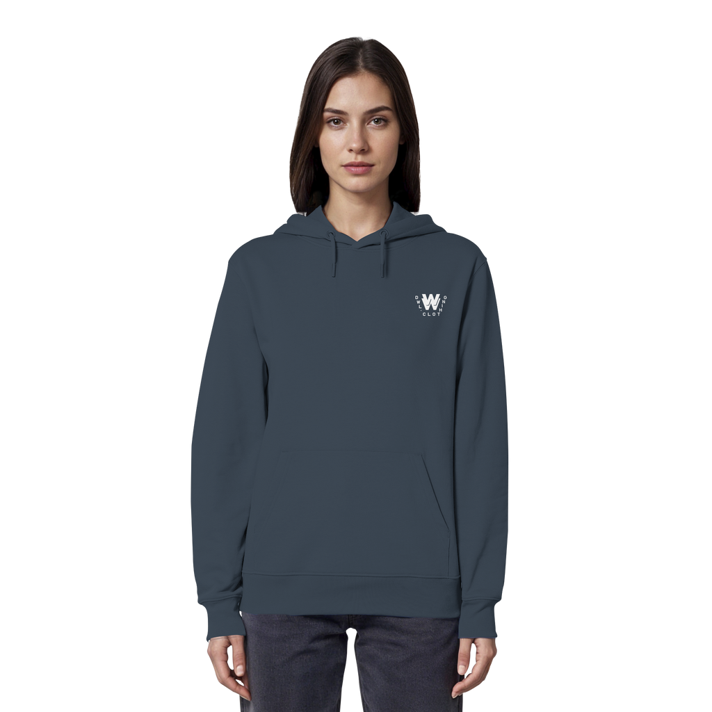 dwl. TM (white) - Organic Hoodie