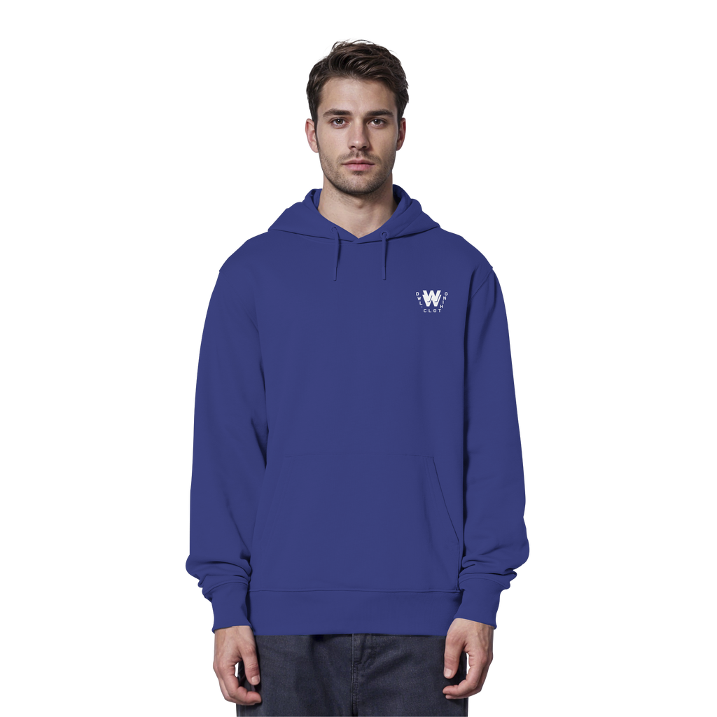 dwl. TM (white) - Organic Hoodie