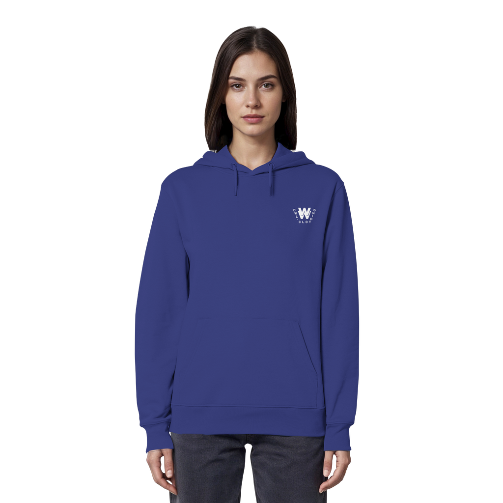 dwl. TM (white) - Organic Hoodie