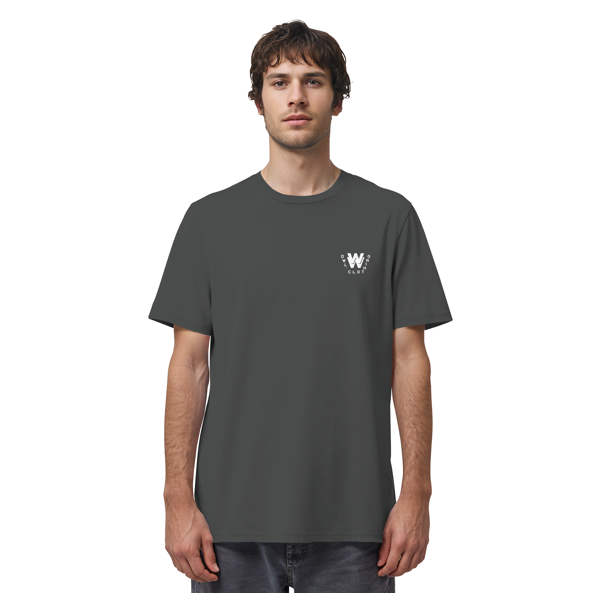dwl. R-Bow (white) - Organic Shirt