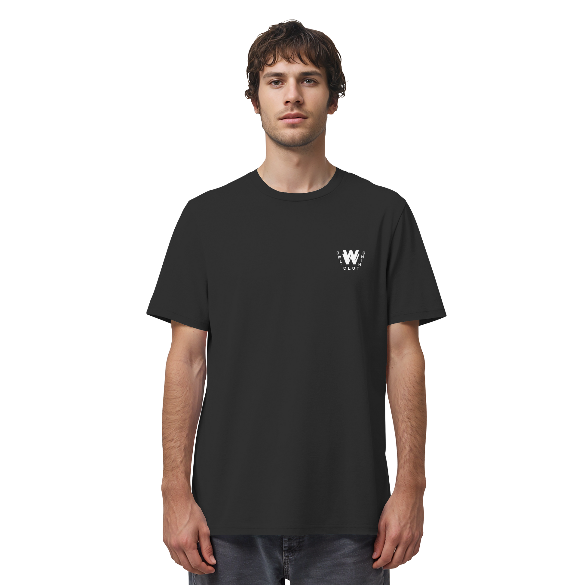 dwl. R-Bow (white) - Organic Shirt