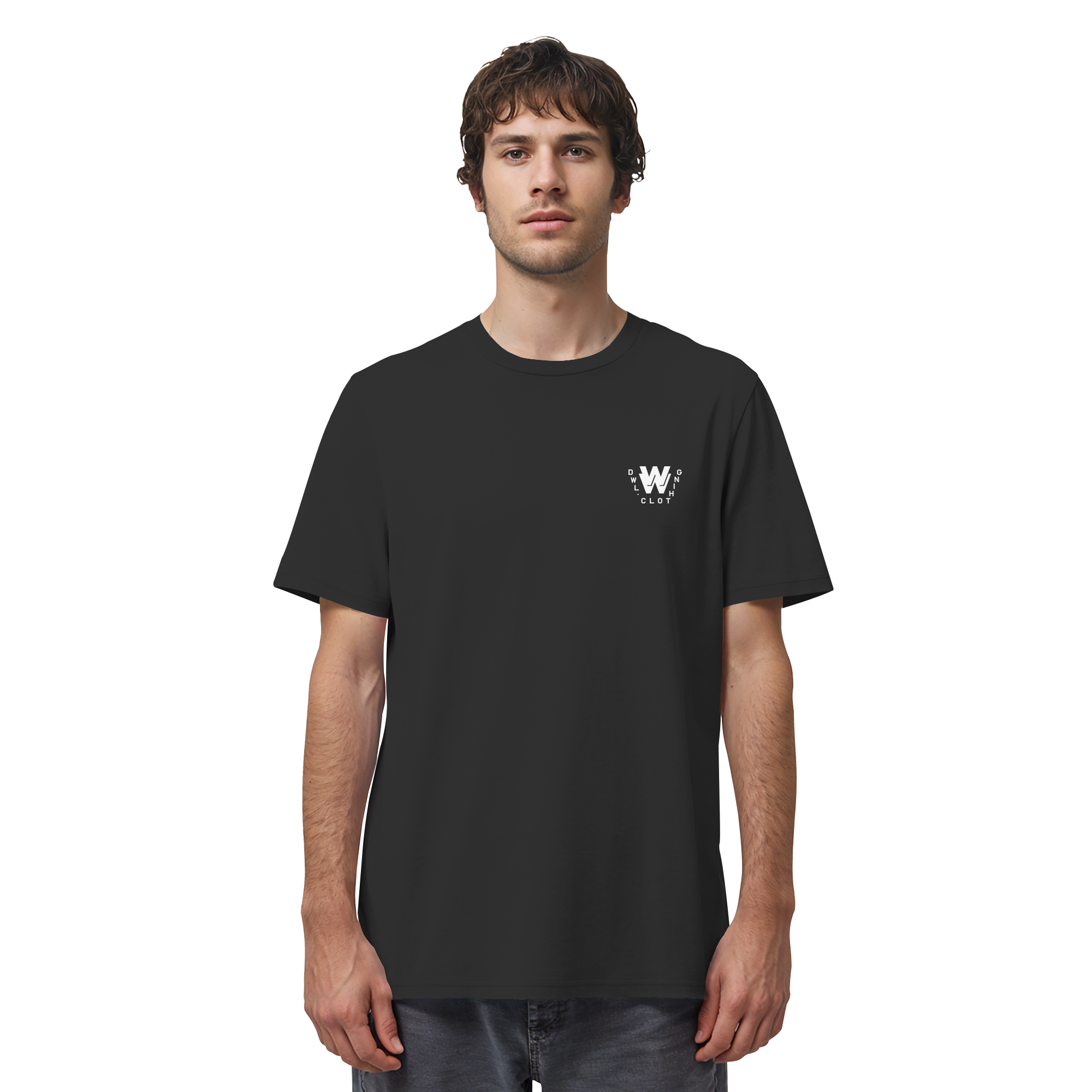 dwl. R-Bow (white) - Organic Shirt