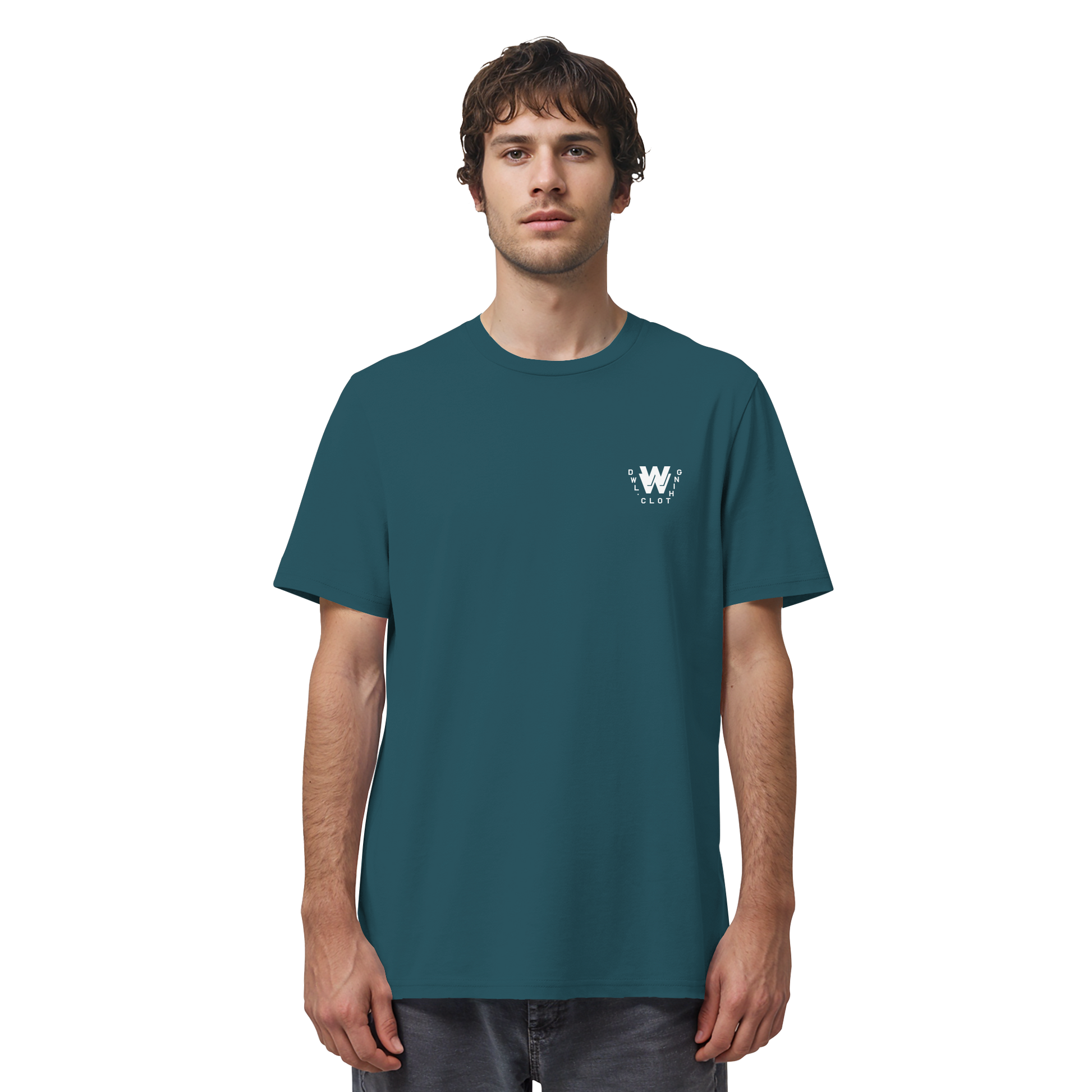 dwl. R-Bow (white) - Organic Shirt