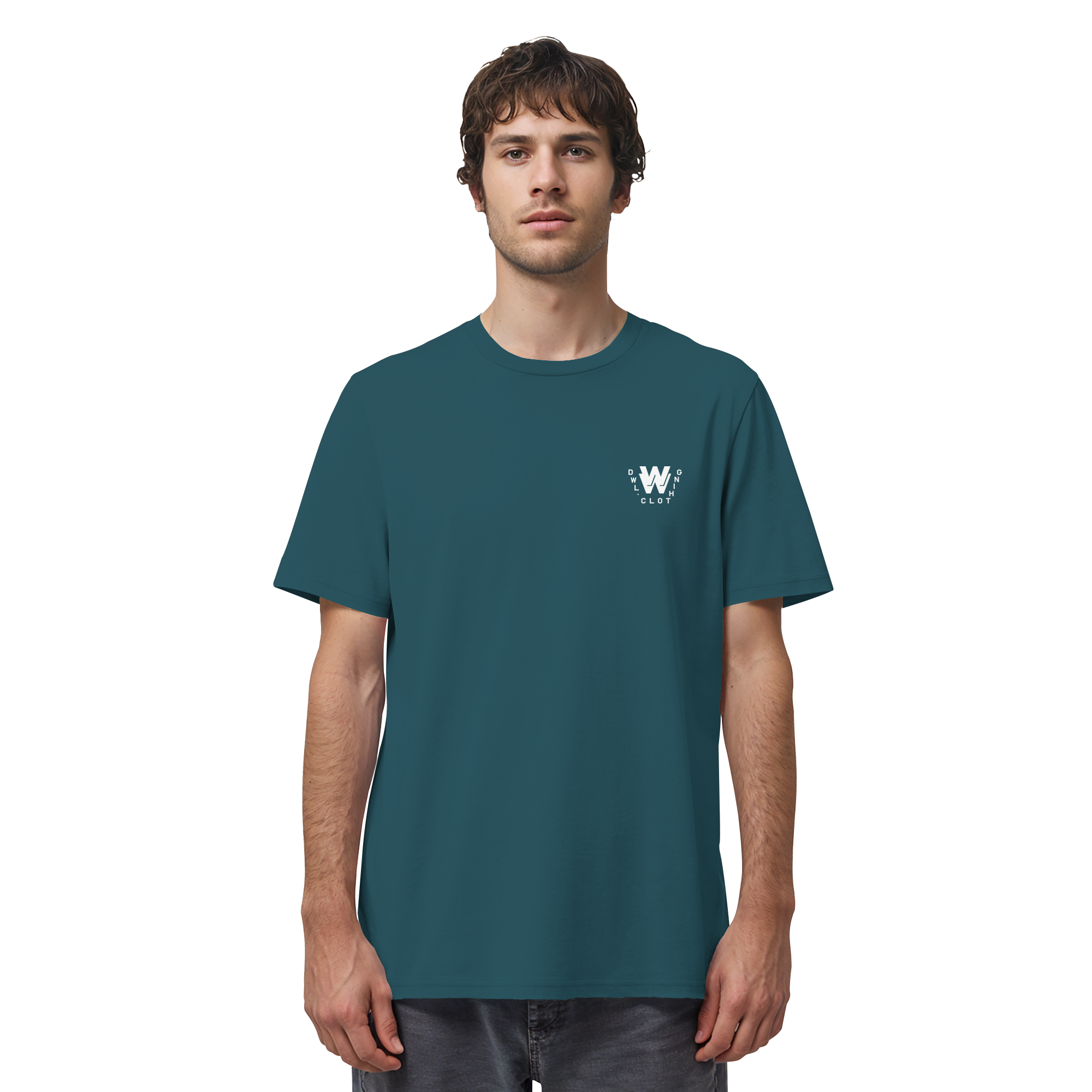 dwl. R-Bow (white) - Organic Shirt